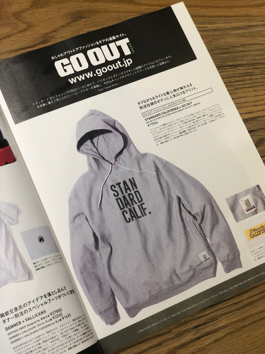 【SALE】GO OUT×STANDARD CALIFORNIA