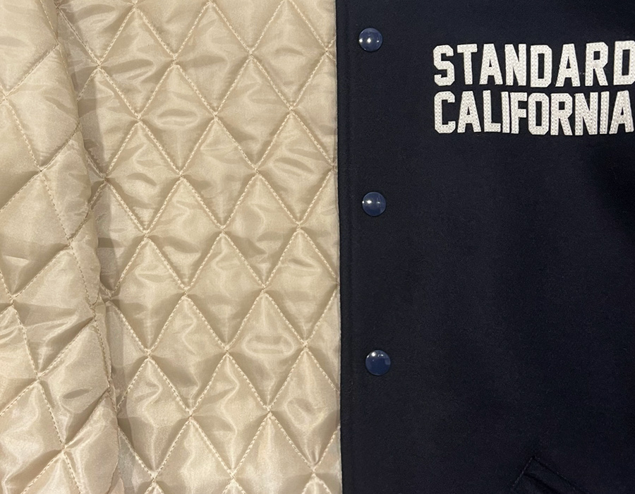 スタンダードカリフォルニア SD Varsity Jacket gray XL 新製品の販売