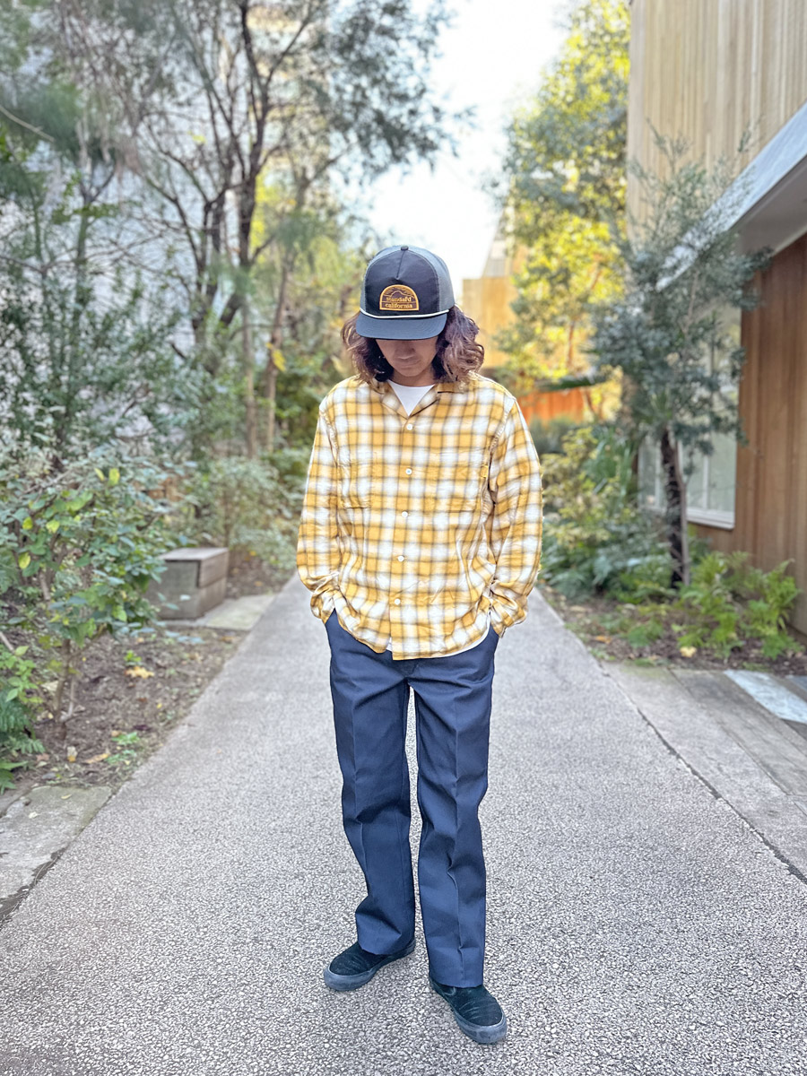 ピンク・ブルー STANDARD CALIFORNIA × DICKIESビンテージワークパンツ