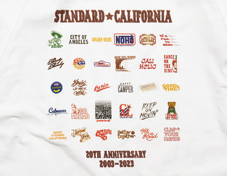 Standard California 20th Anniversary Logo T. ｜ STANDARD