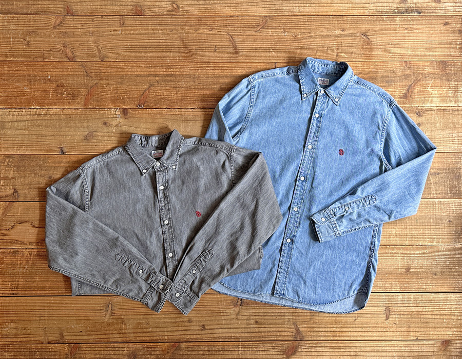 Standard California Denim Button-Down Shirt Vintage Wash delivery
