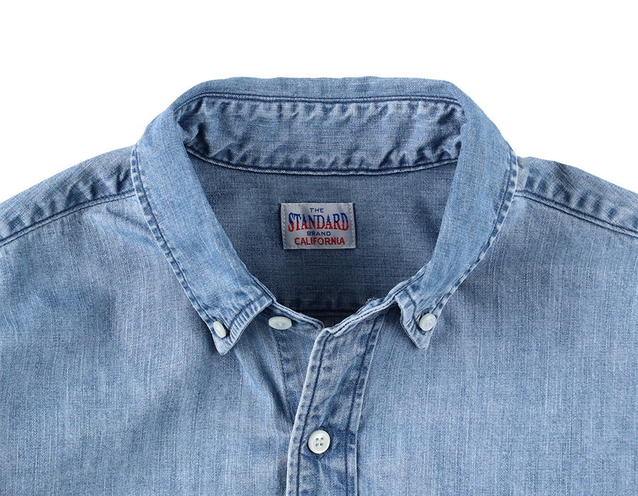 Standard California Denim Button-Down Shirt Vintage Wash delivery