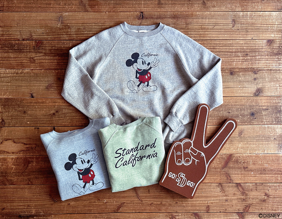 DISNEY × Standard California 88/12 California Crew Sweat