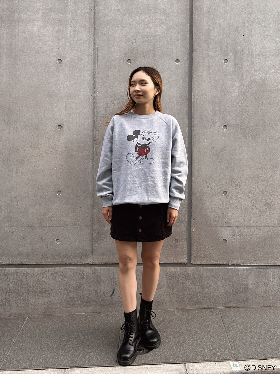 DISNEY × Standard California 88/12 California Crew Sweat delivery ...