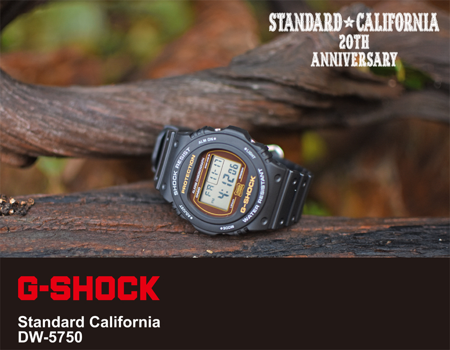 G-SHOCK × Standard California DW-5750. ｜ STANDARD CALIFORNIA