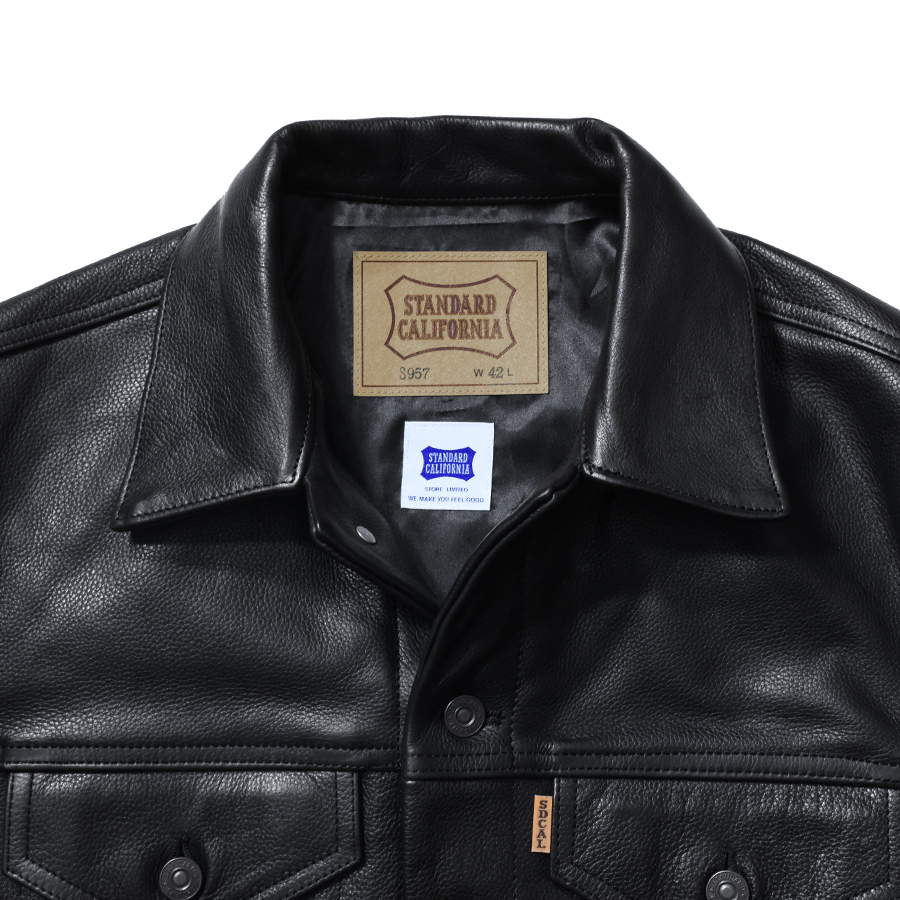 STANDARD CALIFORNIA レザージャケット STANDARD CALIFORNIA】SD LEATHER JACKET S996 BROWN レザージャケット