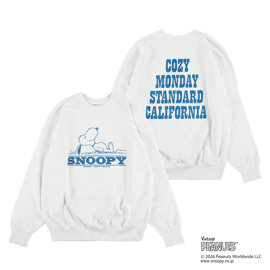 SNOOPY / Standard California Cozy Monday Crew Sweat delivery